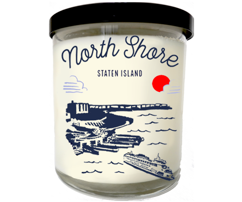 North Shore Staten Island Sketch Scented Candle