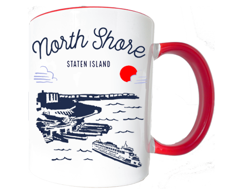 North Shore Staten Island Sketch Mug