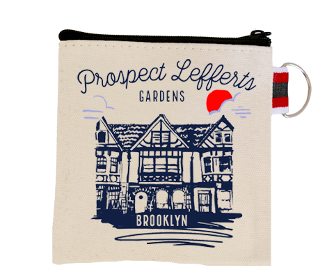 Load image into Gallery viewer, Prospect Lefferts Gardens Brooklyn Sketch Coin Purse
