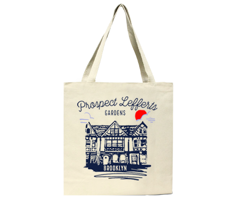 Load image into Gallery viewer, Prospect Lefferts Gardens Brooklyn Sketch Tote Bag
