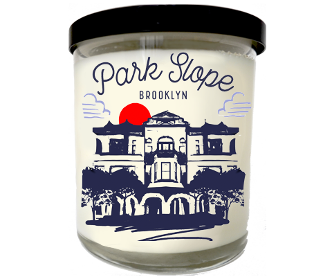 Load image into Gallery viewer, Park Slope Brooklyn Sketch Scented Candle
