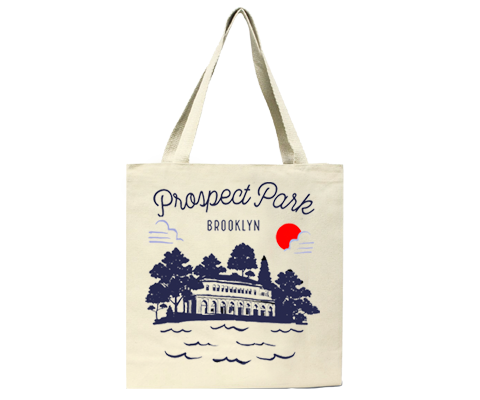 Prospect Park Brooklyn Sketch Tote Bag