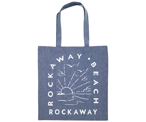 Rockaway Wave Arch Sustainable Tote Bag