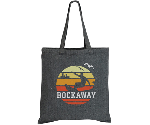 Rockaway Orange Sunrise Sustainable Tote Bag