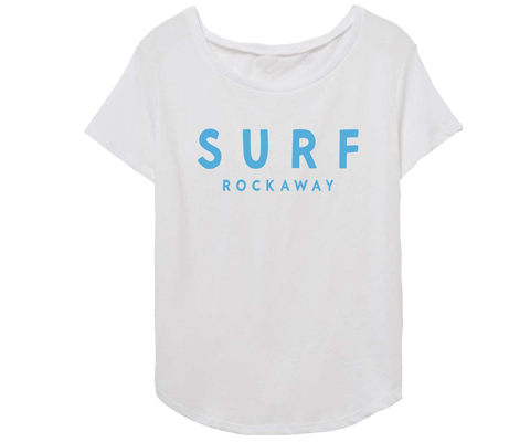 Rockaway Surf on Vintage White Relaxed Fit Tee