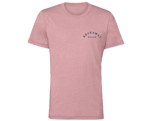 Rockaway Wave Arch Heather Mauve Tee