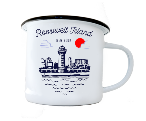 Roosevelt Island Manhattan Sketch Camp Mug