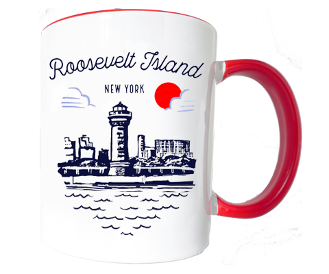 Roosevelt Island Manhattan Sketch Mug