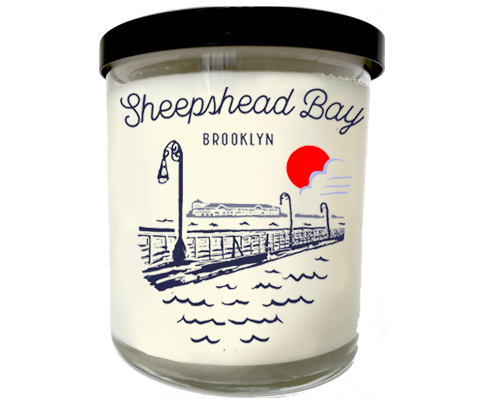 Sheepshead Bay Brooklyn Sketch Scented Candle