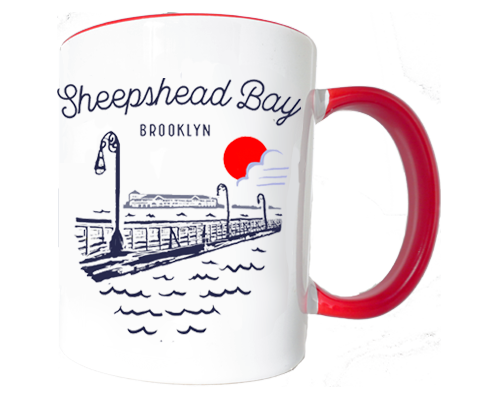 Sheepshead Bay Brooklyn Sketch Mug