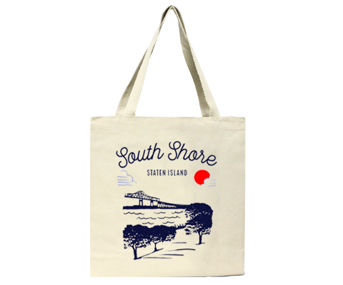 South Shore Staten Island Sketch Tote Bag