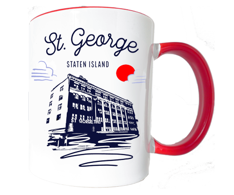 St. George Staten Island Sketch Mug