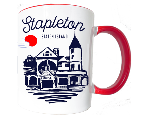 Stapleton Staten Island Sketch Mug