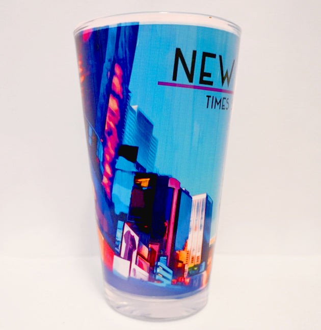 Times Square Colors New York Pint Glass