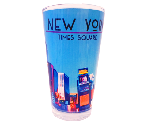 Times Square Colors New York Pint Glass
