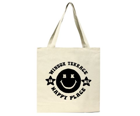 Windsor Terrace Brooklyn is My Happy Place Tote Bag