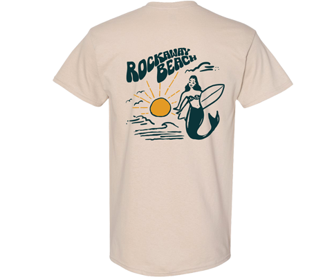 Rockaway Wave Mermaid Sand Tee