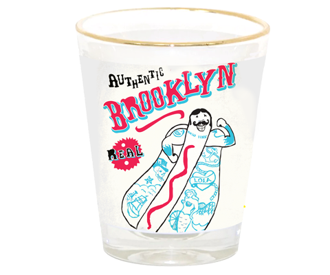 Load image into Gallery viewer, Authentic Brooklyn Hotdog New York Shot Glass
