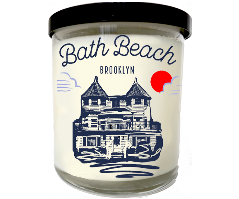 Bath Beach Brooklyn Sketch Scented Candle