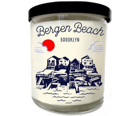 Bergen Beach Brooklyn Sketch Scented Candle
