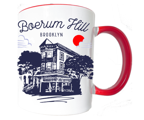 Boerum Hill Brooklyn Sketch Mug