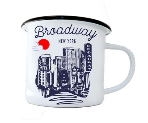 Broadway Manhattan Sketch Camp Mug