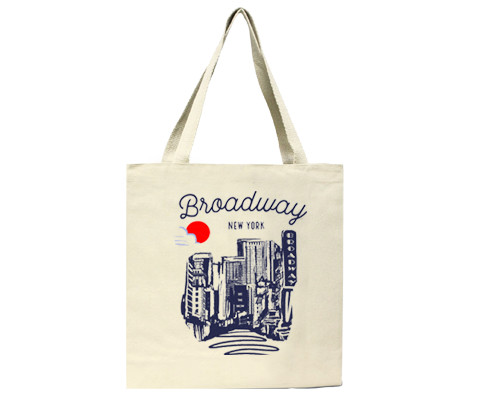 Broadway Manhattan Sketch Tote Bag