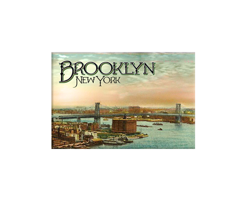 Vintage Brooklyn Bridge New York Magnet