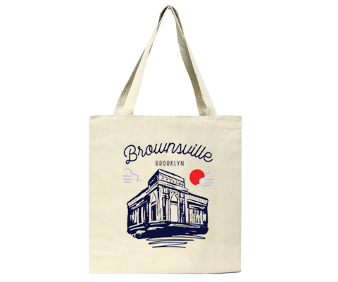 Brownsville Brooklyn Sketch Tote Bag