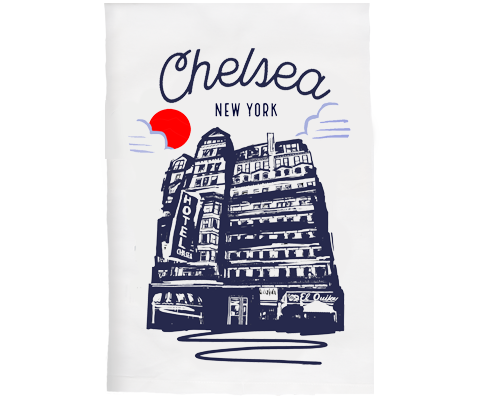 Chelsea Manhattan Sketch Kitchen Tea Towel