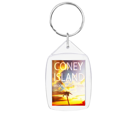 Coney Island Palm Tree Keychain