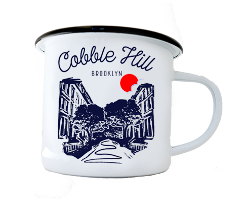 Load image into Gallery viewer, Cobble Hill Brooklyn Sketch Camp Mug
