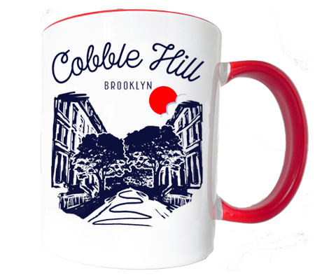 Cobble Hill Brooklyn Sketch Mug