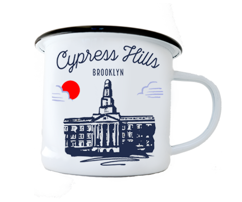Cypress Hills Brooklyn Sketch Camp Mug