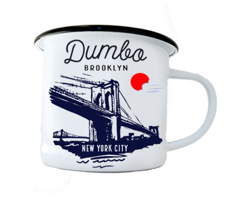 Dumbo Brooklyn Bridge Sketch Camp Mug