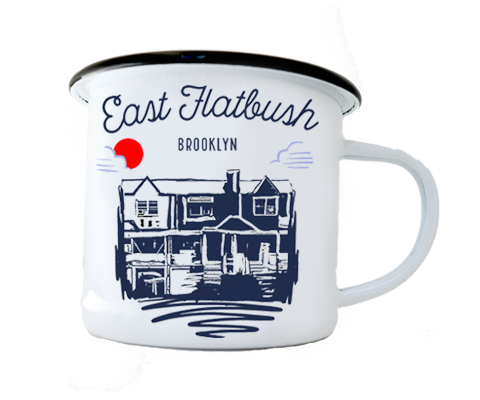 East Flatbush Brooklyn Sketch Camp Mug