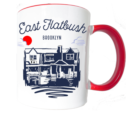 East Flatbush Brooklyn Sketch Mug
