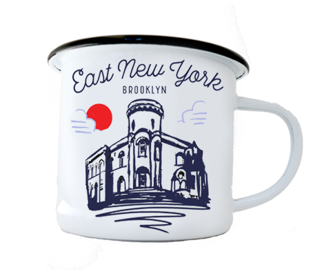 East New York Brooklyn Sketch Camp Mug