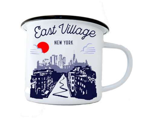 East Village Manhattan Sketch Camp Mug