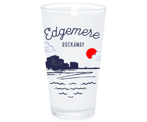 Edgemere Sketch Pint Glass