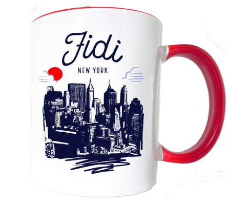 Fidi Financial District Manhattan Sketch Mug