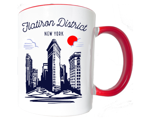 Flatiron District Manhattan Sketch Mug