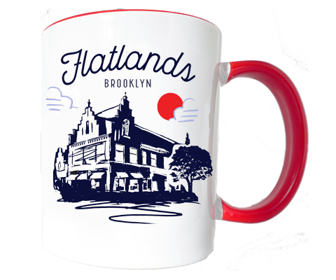 Flatlands Brooklyn Sketch Mug