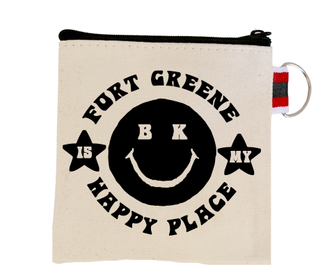 Load image into Gallery viewer, Fort Greene is My Happy Place Brooklyn Coin Purse
