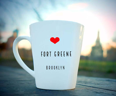 Fort Greene Brooklyn NYC Home Latte Mug