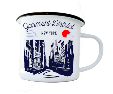 Garment District Manhattan Sketch Camp Mug