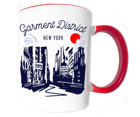 Garment District Manhattan Sketch Mug