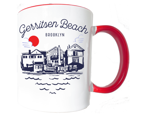 Gerritsen Beach Brooklyn Sketch Mug