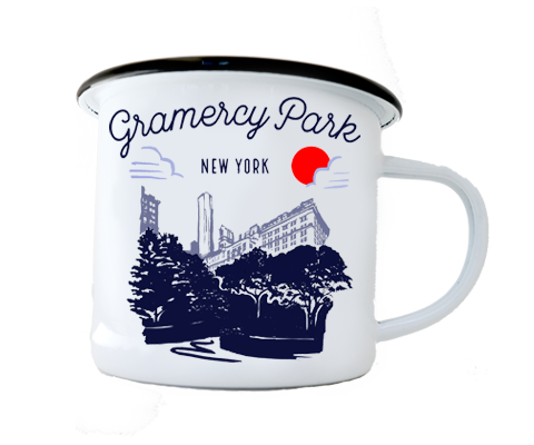 Gramercy Park Manhattan Sketch Camp Mug