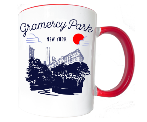 Gramercy Park Manhattan Sketch Mug